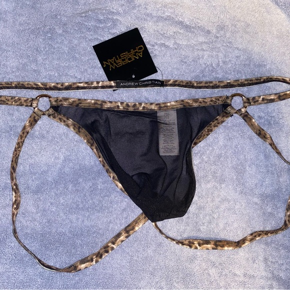 Andrew Christian Sheer leopard Jockstrap - Picture 7 of 9